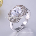 Hermoso compromiso para las mujeres anillo de plata 925 AAA cz piedra